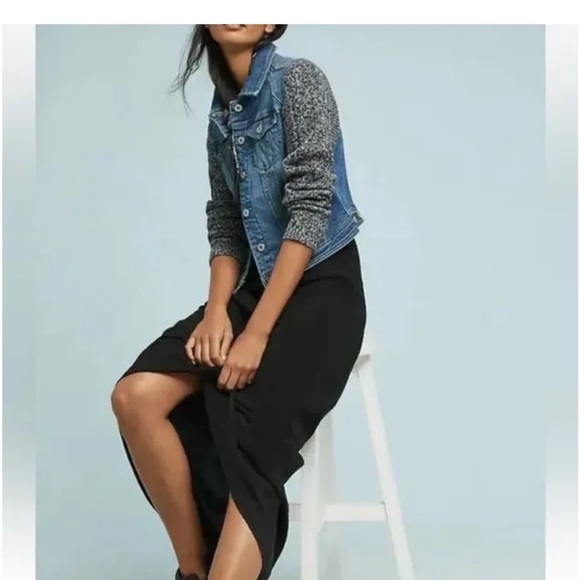 Pilcro and the Letterpress by Anthropologie Jean Jacket - Picture 4 of 15